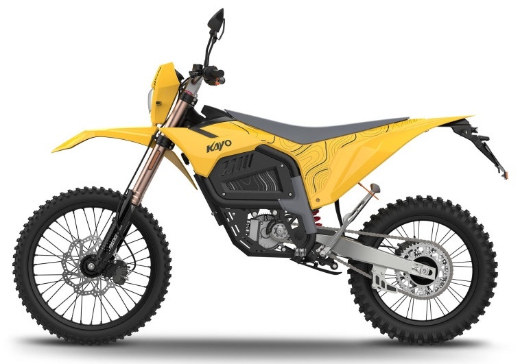 Kayo EC2I elektrisches Enduro-Motorrad, Straßenzulassung