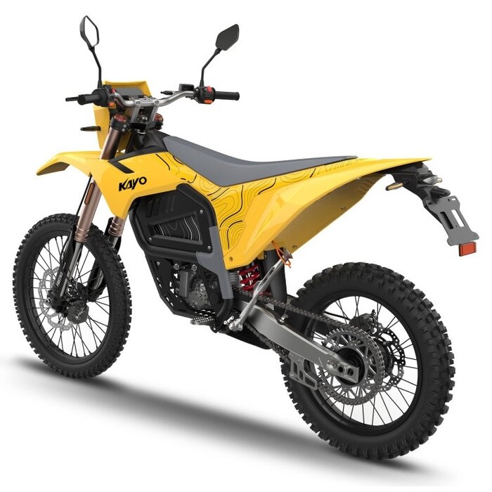 Kayo EC2I elektrisches Enduro-Motorrad, Straßenzulassung