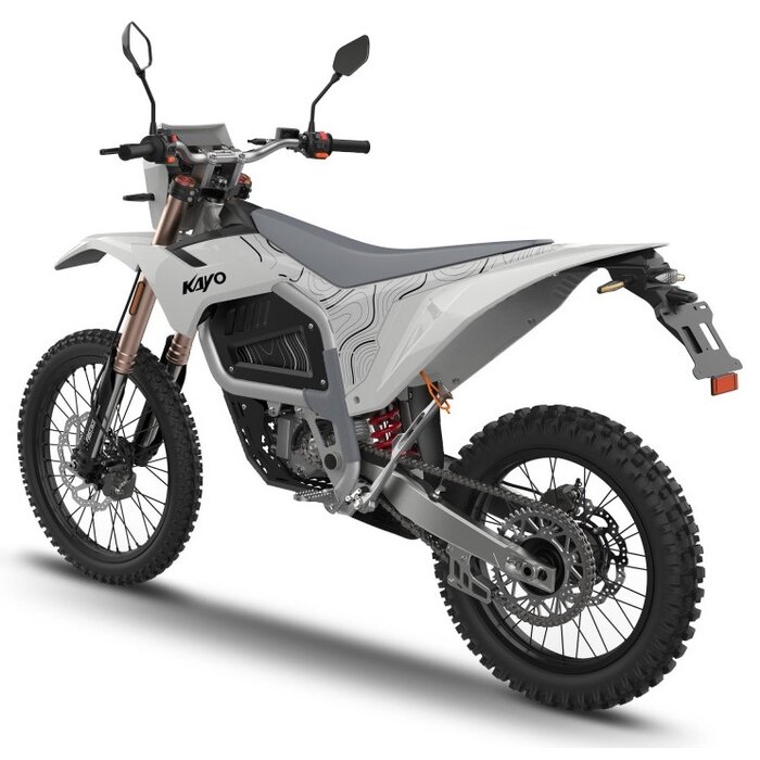 Kayo EC2I elektrisches Enduro-Motorrad, Straßenzulassung