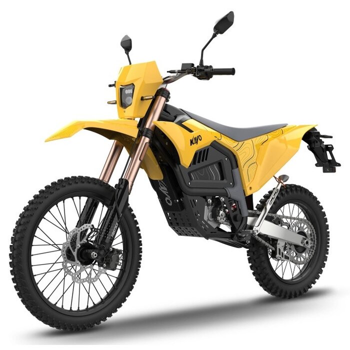 Kayo EC2I elektrisches Enduro-Motorrad, Straßenzulassung