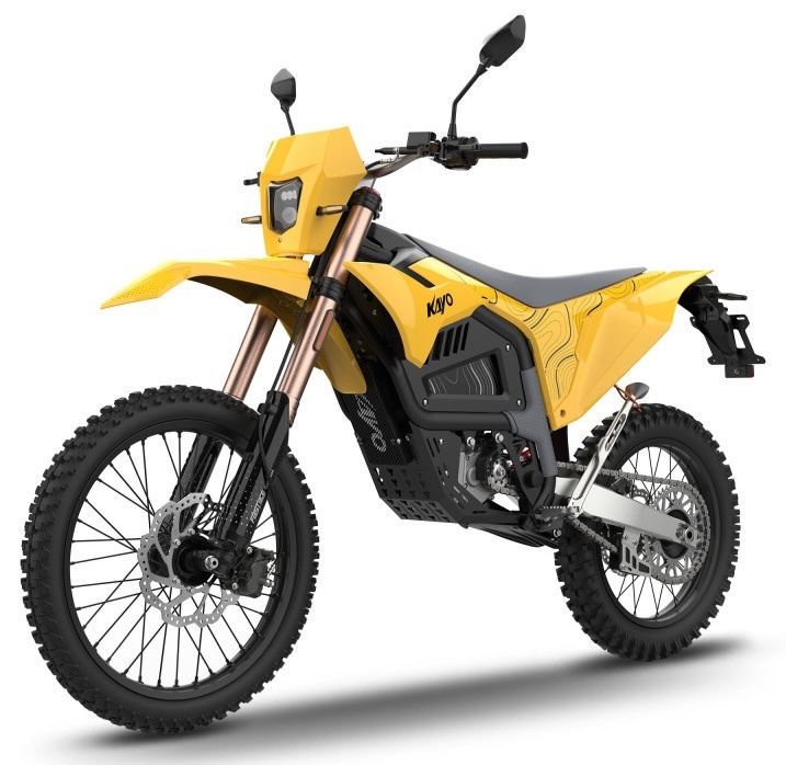 Kayo EC2I elektrisches Enduro-Motorrad, Straßenzulassung