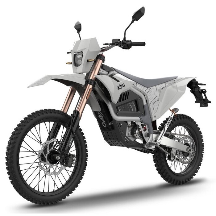 Kayo EC2I elektrisches Enduro-Motorrad, Straßenzulassung