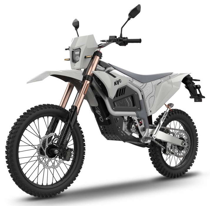 Kayo EC2I elektrisches Enduro-Motorrad, Straßenzulassung
