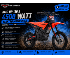 Highper Elektro Motocross KMG HP 130 E 4500W 60 Volt 27Ah Lithium Akku 12/14