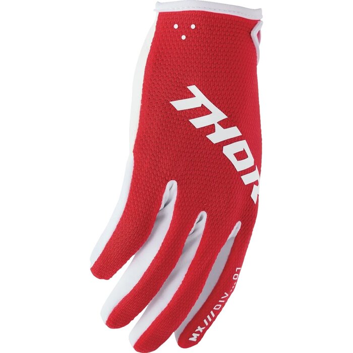 Thor Handschuhe Ridemode Static rot weiss