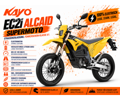 Kayo EC2I Alcaid elektrisches Motorrad mit Straßenzulassung