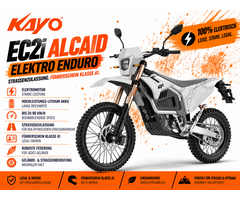 Kayo EC2I elektrisches Enduro-Motorrad, Straßenzulassung