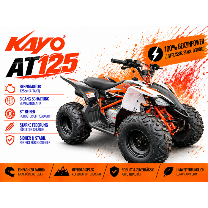 Kayo AT125 Sport Kinderquad