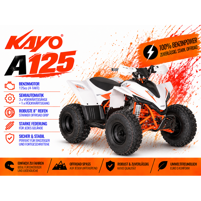 Kayo A125 Sport Kinderquad