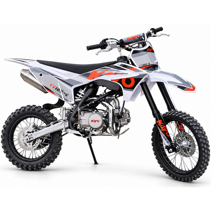 Kayo TT125-2 Dirtbike mit 14" 17" Räder - Schalter