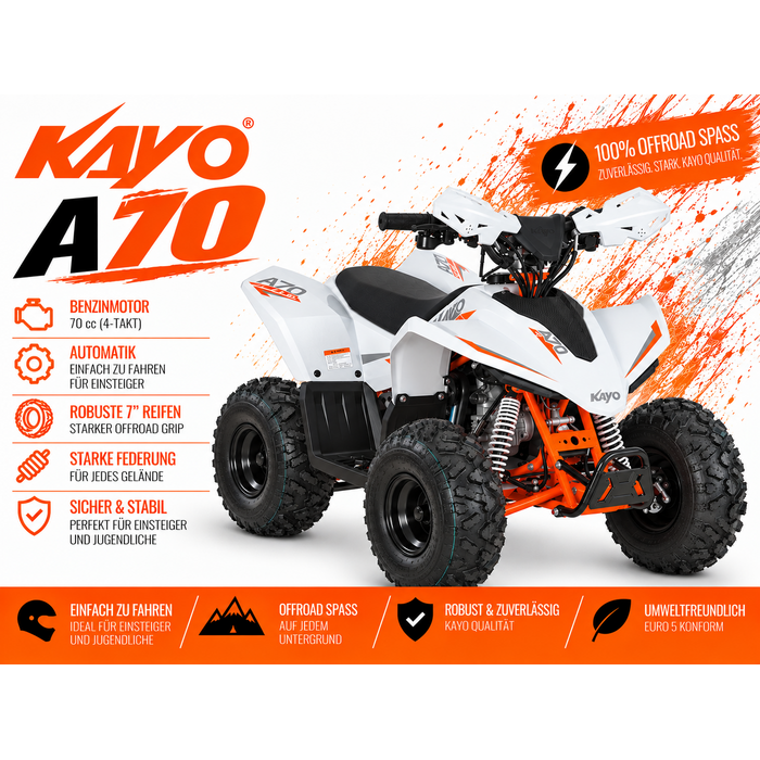 Kayo A70 Sport Kinderquad