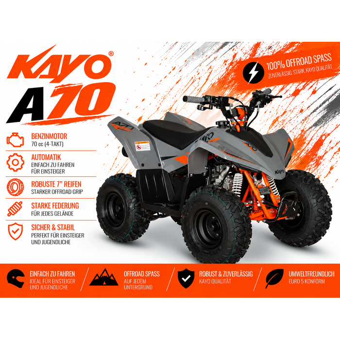 Kayo A70 Sport Kinderquad