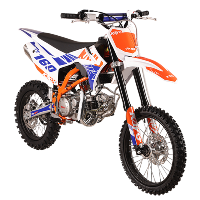 Kayo TT160-2 Dirtbike mit 14" 17" Räder - Schalter