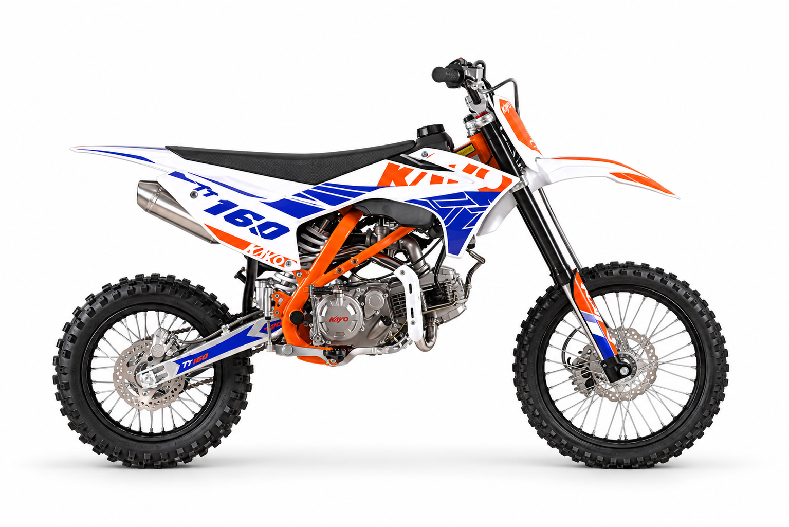 Kayo TT160-2 Dirtbike mit 14" 17" Räder - Schalter