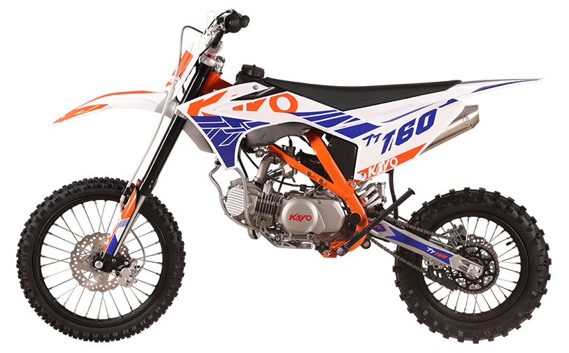 Kayo TT160-2 Dirtbike mit 14" 17" Räder - Schalter