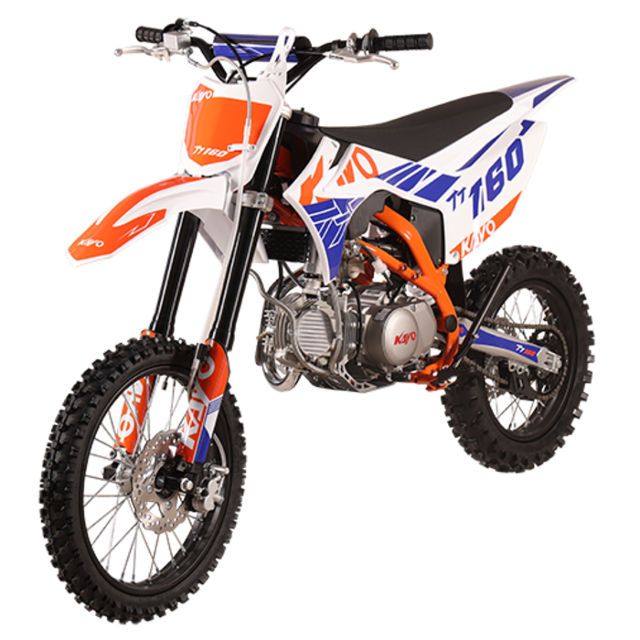 Kayo TT160-2 Dirtbike mit 14" 17" Räder - Schalter