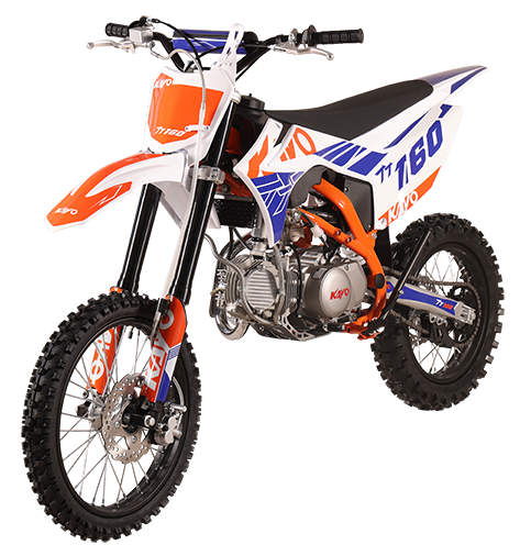 Kayo TT160-2 Dirtbike mit 14" 17" Räder - Schalter