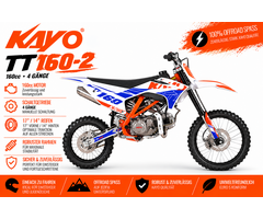 Kayo TT160-2 Dirtbike mit 14" 17" Räder - Schalter