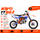 TT160-2 Dirtbike mit 14" 17" Räder - Schalter