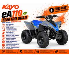 Kayo Kinderquad Elektro eA110 Spitzenleistung bis 2100W 48V