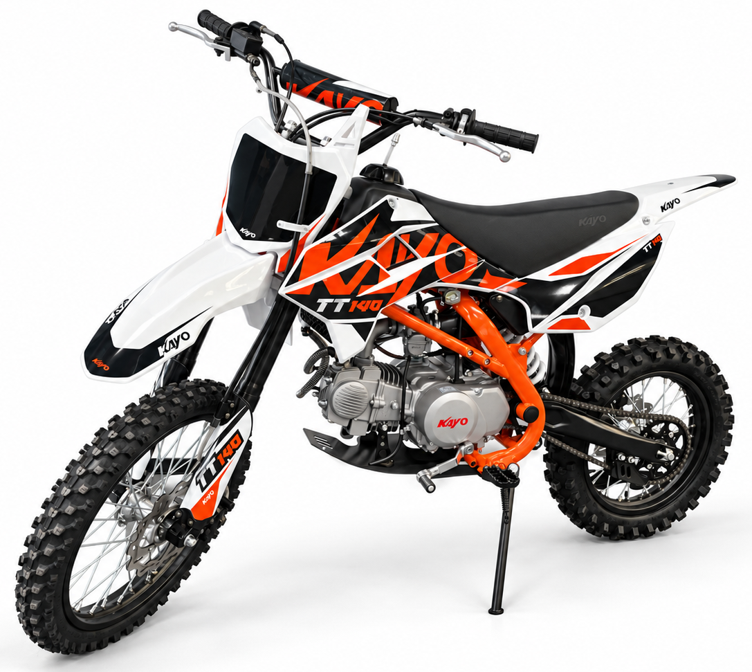Kayo TT140 Dirtbike mit 14" 17" Räder - Schalter