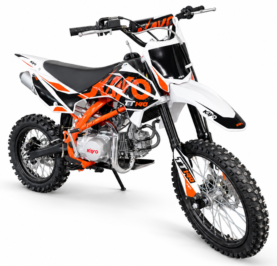 Kayo TT140 Dirtbike mit 14" 17" Räder - Schalter