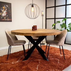 Ronde eettafel Mangohout London