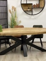 Ovaal eettafel Mangohout Liverpool