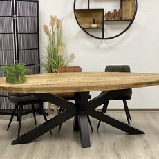Ovaal eettafel Mangohout Liverpool