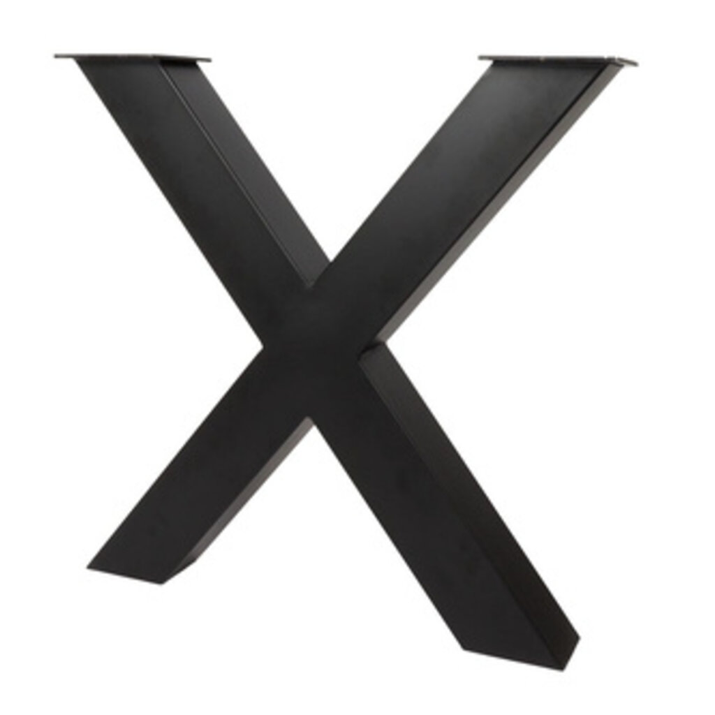 Rechthoek eettafel Mangohout X poot Glasgow