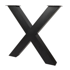 Rechthoek eettafel Mangohout X poot Glasgow