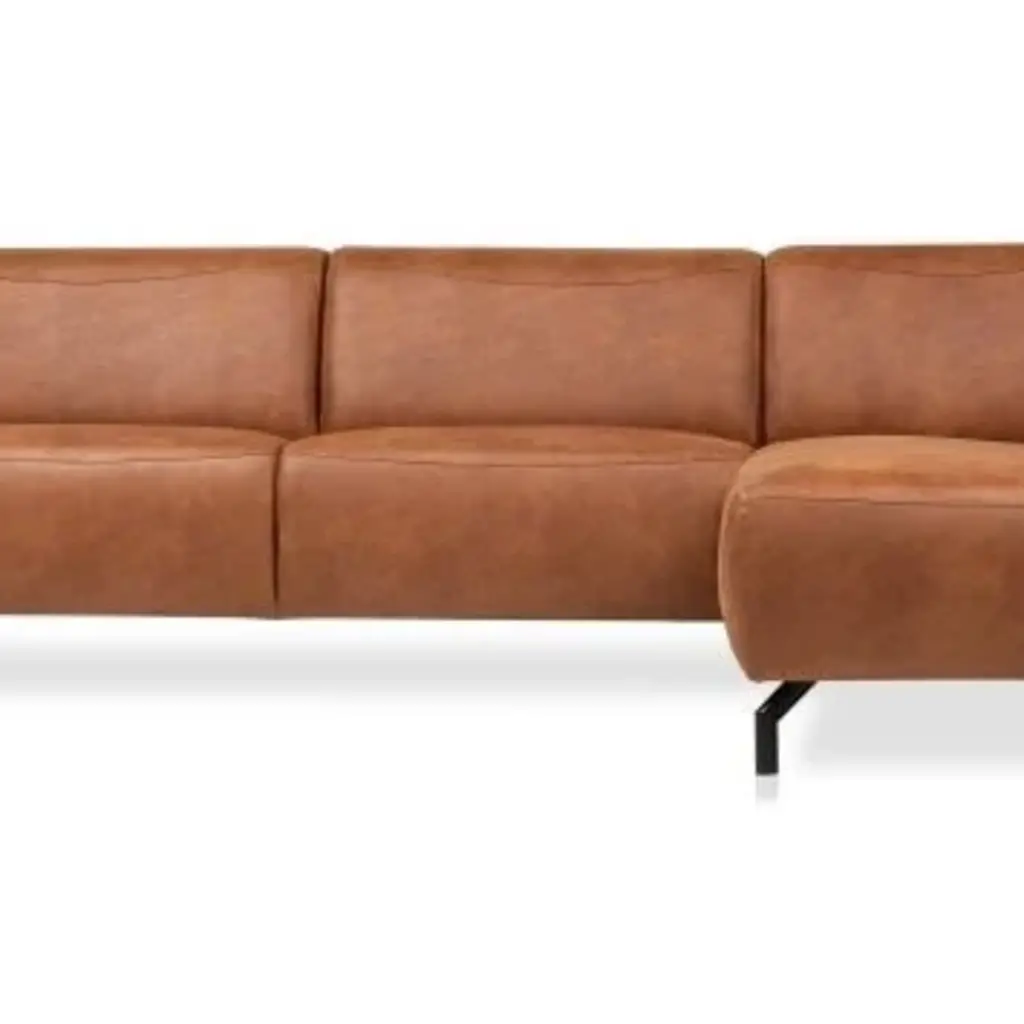 Hoekbank in eco leder Belfast