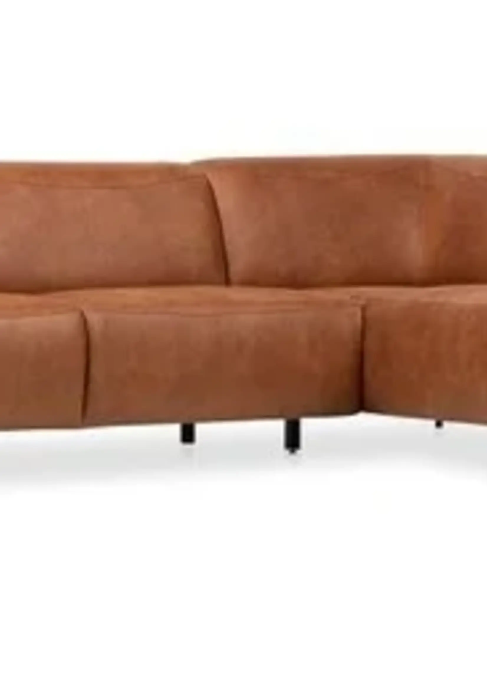 Hoekbank in eco leder Belfast