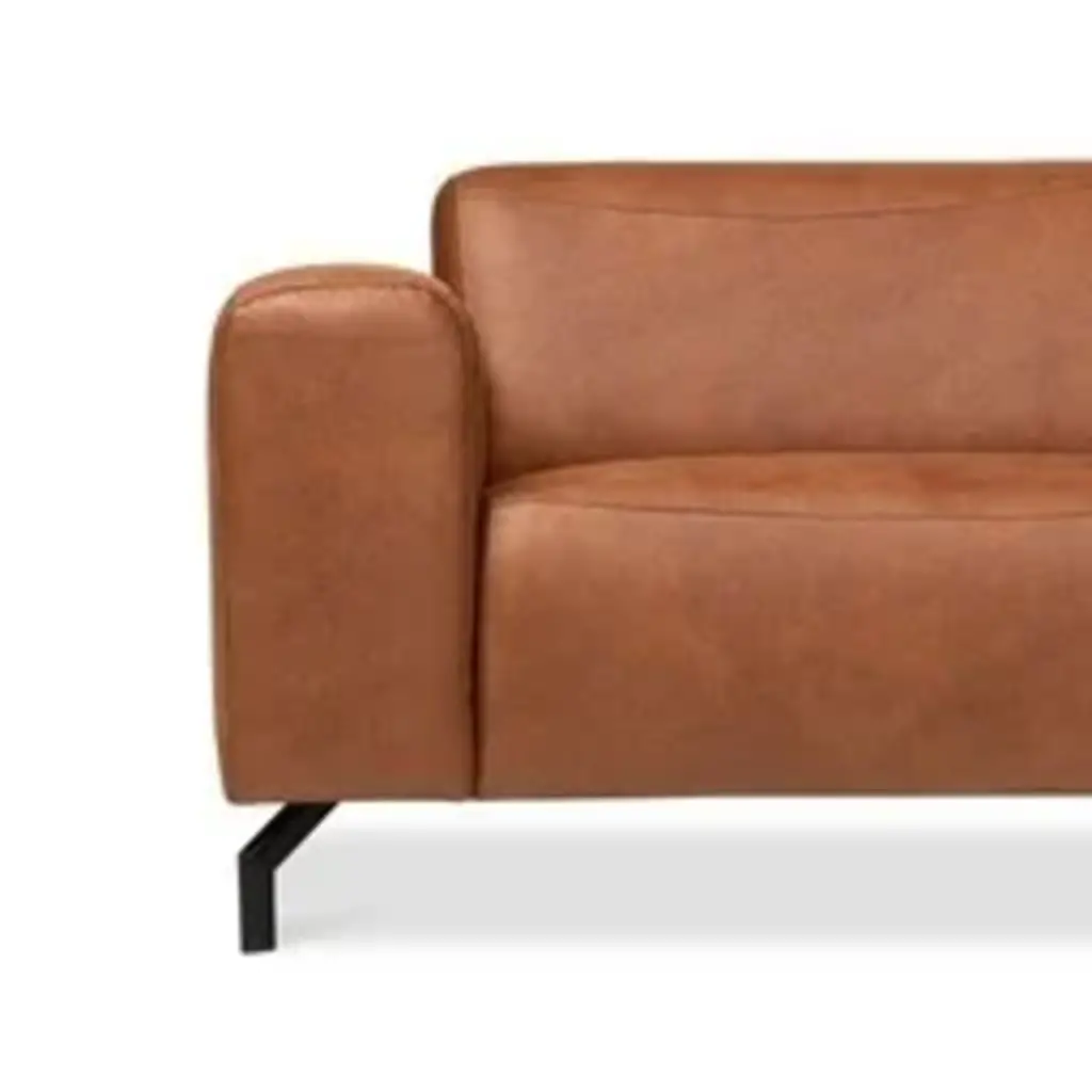 Hoekbank in eco leder Belfast