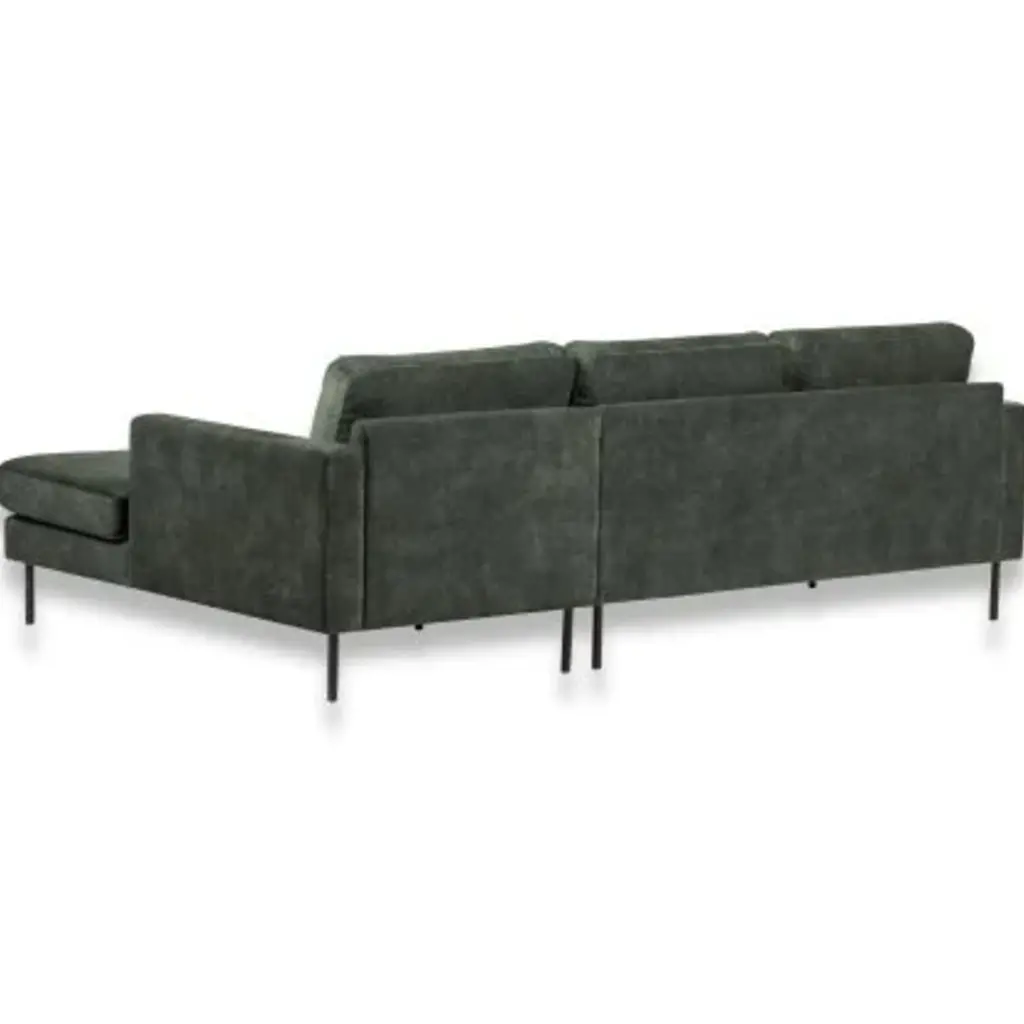 Hoekbank kleur stof velvet Nottingham