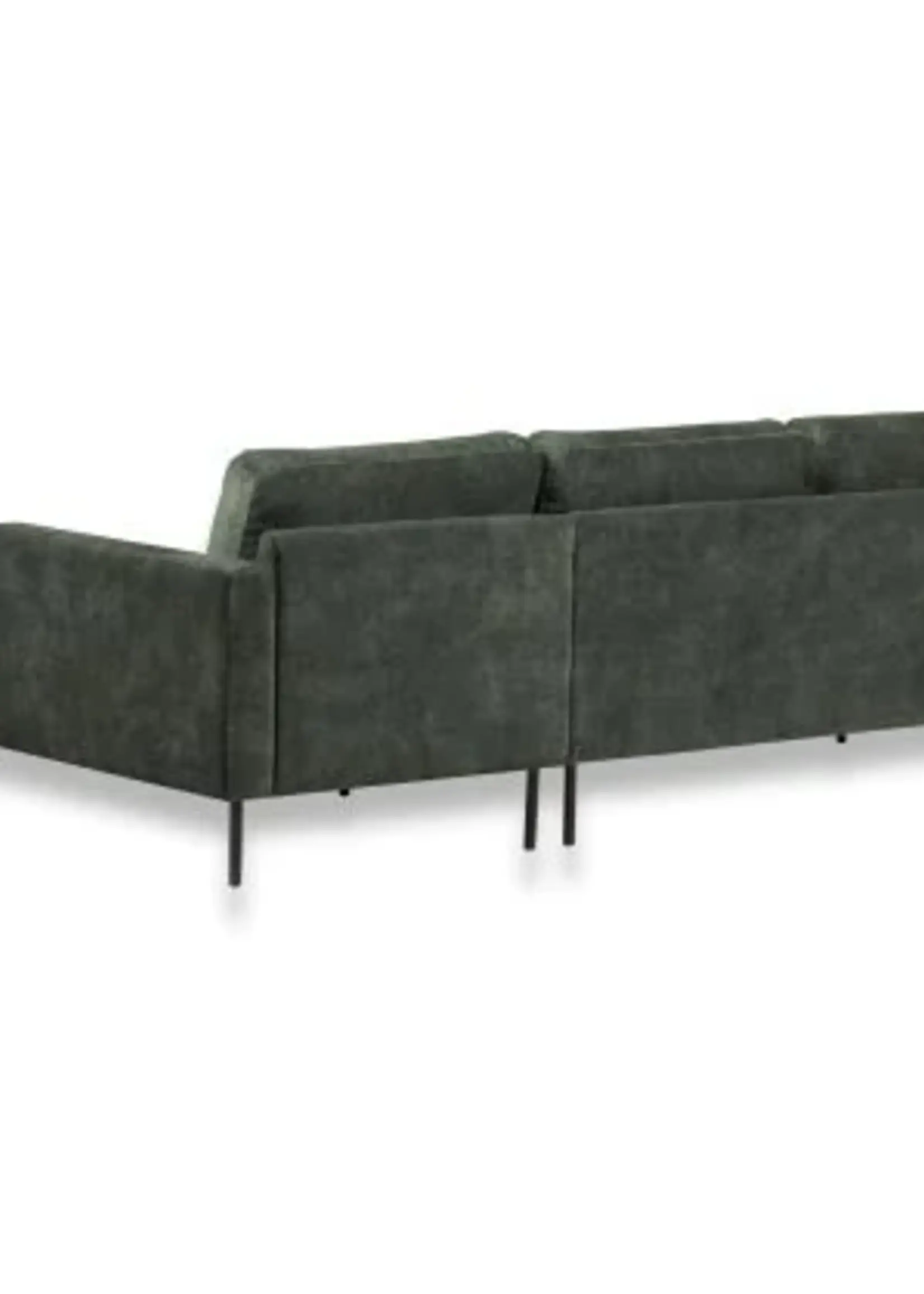 Hoekbank kleur stof velvet Nottingham