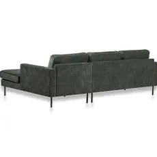 Hoekbank kleur stof velvet Nottingham