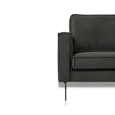 Hoekbank in stof Newcastle