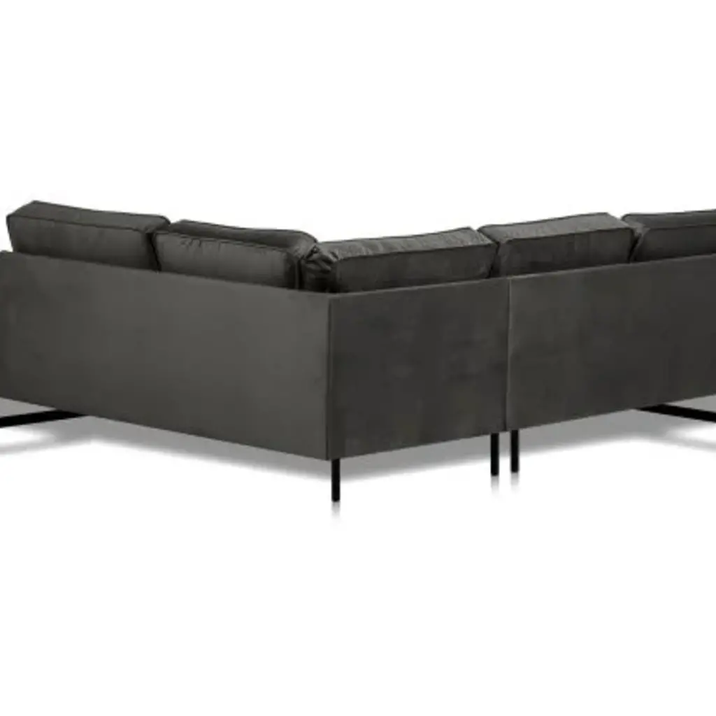 Hoekbank in stof Newcastle