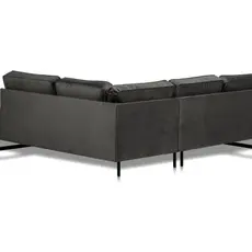 Hoekbank in stof Newcastle