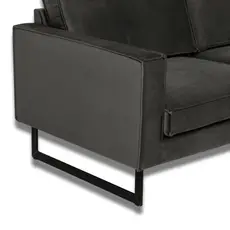 Hoekbank in stof Newcastle