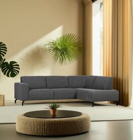 Hoekbank in stof Kingston