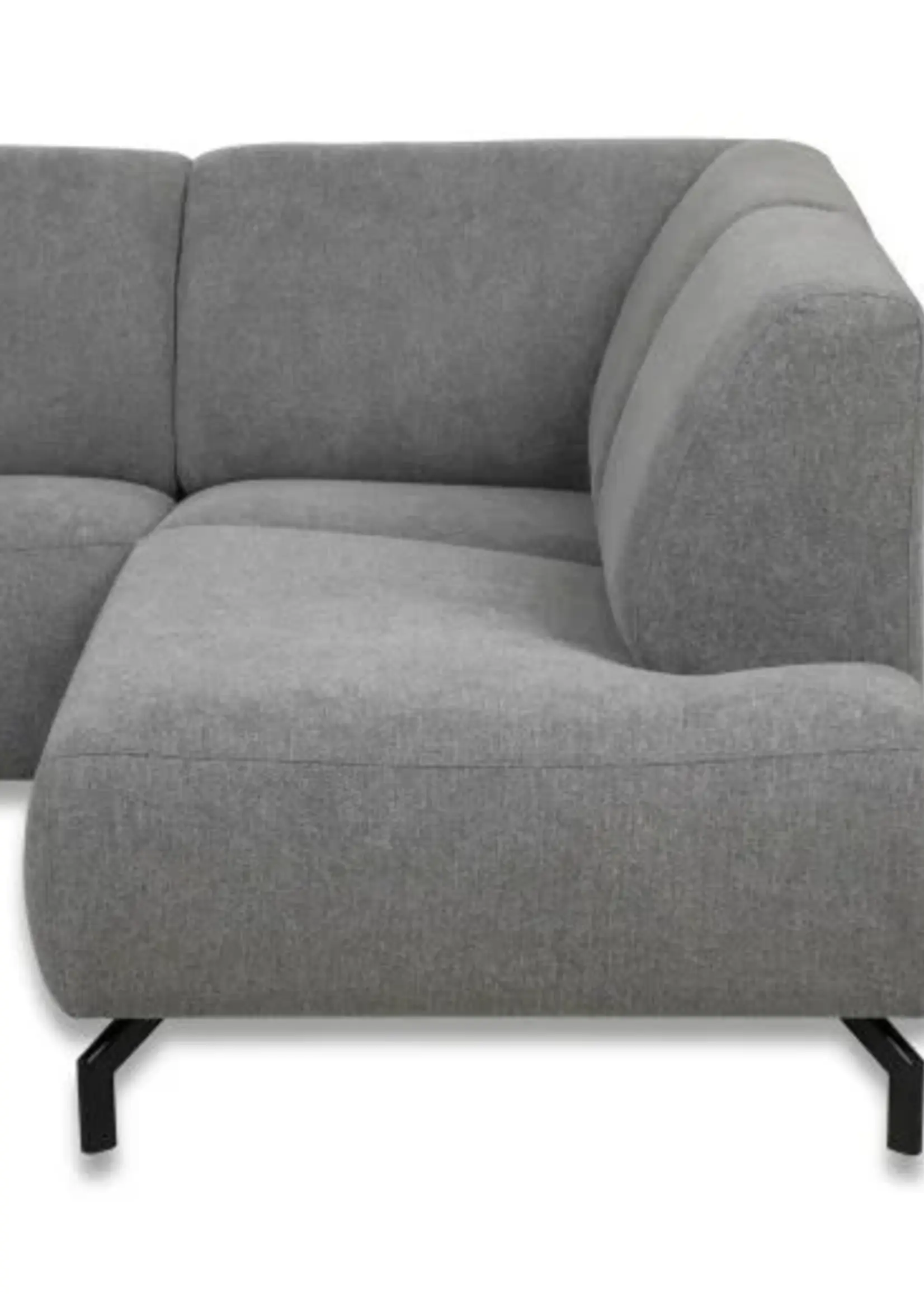 Hoekbank in stof Kingston