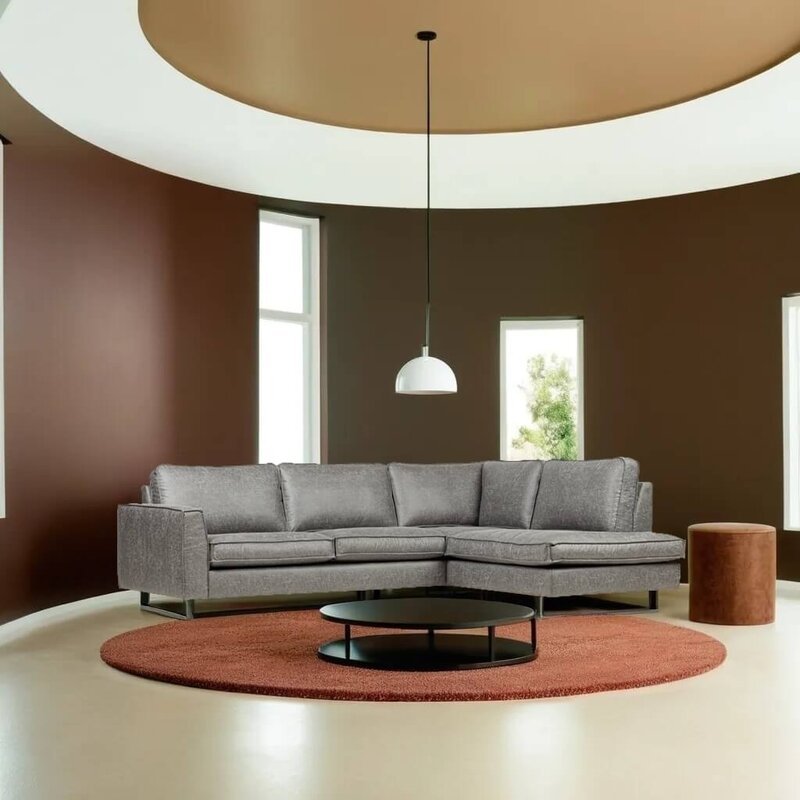 Hoekbank in microvezel stof Coventry