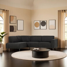 Hoekbank in stof Kingston