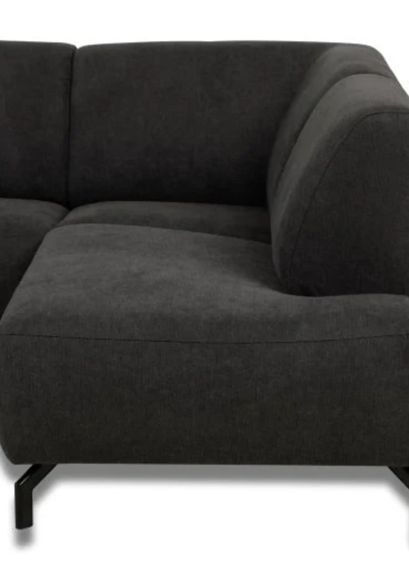 Hoekbank in stof Kingston