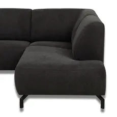 Hoekbank in stof Kingston