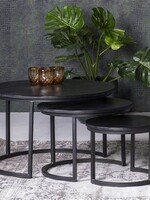 3-Delige salontafelset Mangohout Swansea