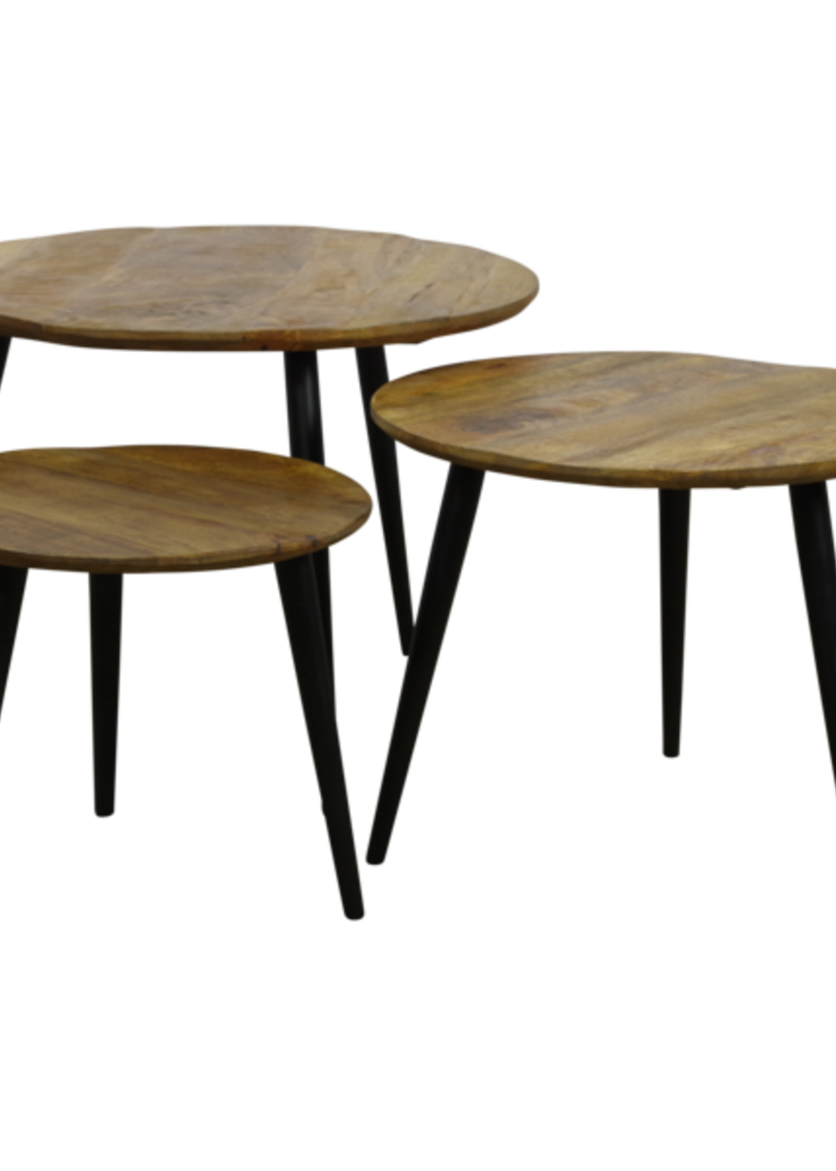 3-Delige salontafelset MangohoutYork