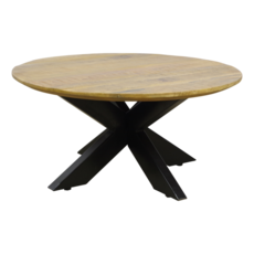 Ronde salontafel Mangohout Sunderland